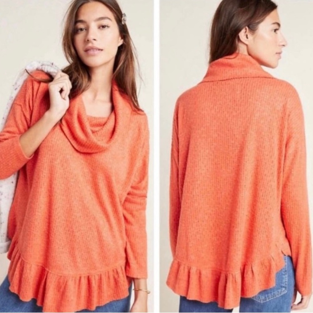 Maeve Cowl Neck Peplum‎ Top